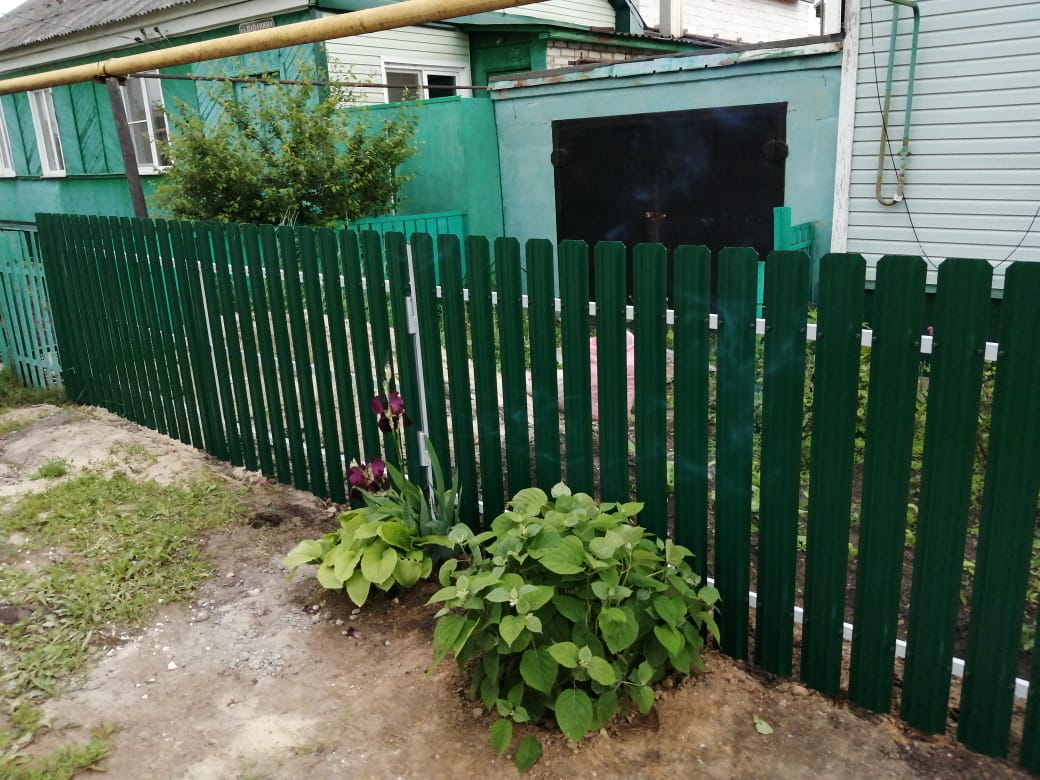 Комбинированный забор 25м штакетник и профлист, ворота, калитка фото8 в Шымкенте