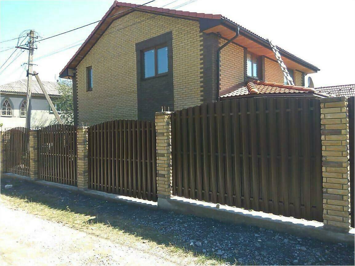забор из штакетника 110м фото6 в Шымкенте