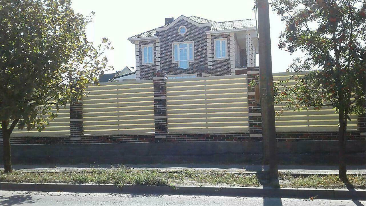 Забор из штакетника 115м фото2 в Шымкенте