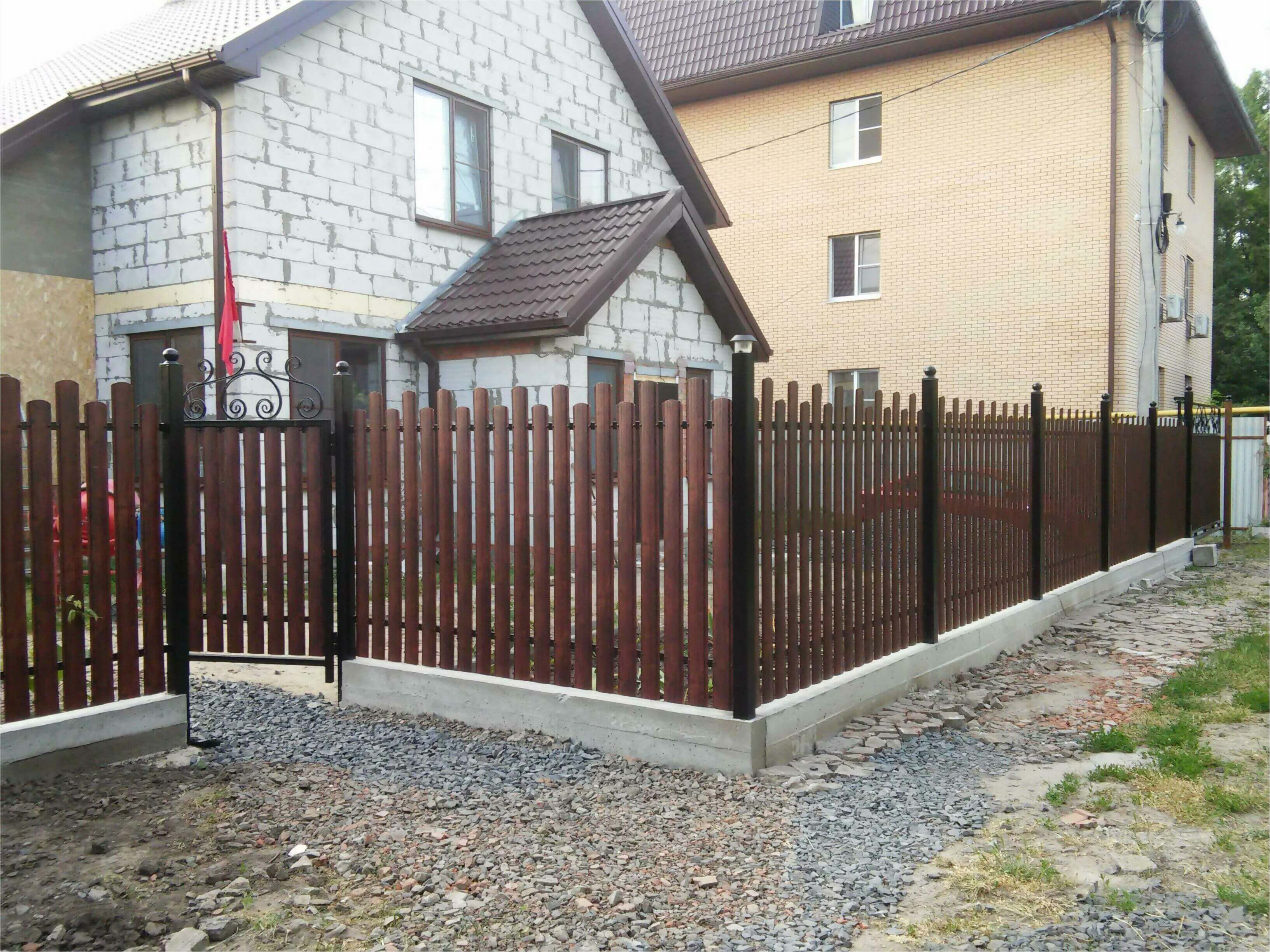 Забор из штакетника 90м фото5 в Шымкенте