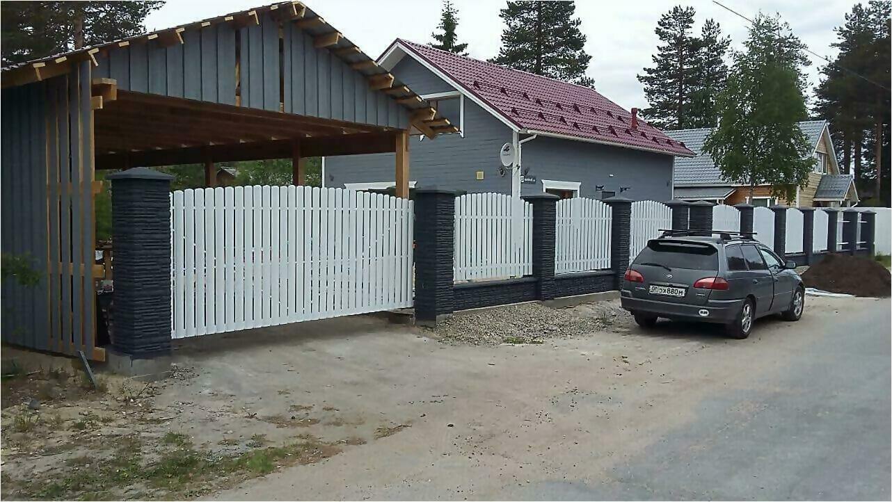 забор из штакетника 85м фото4 в Шымкенте