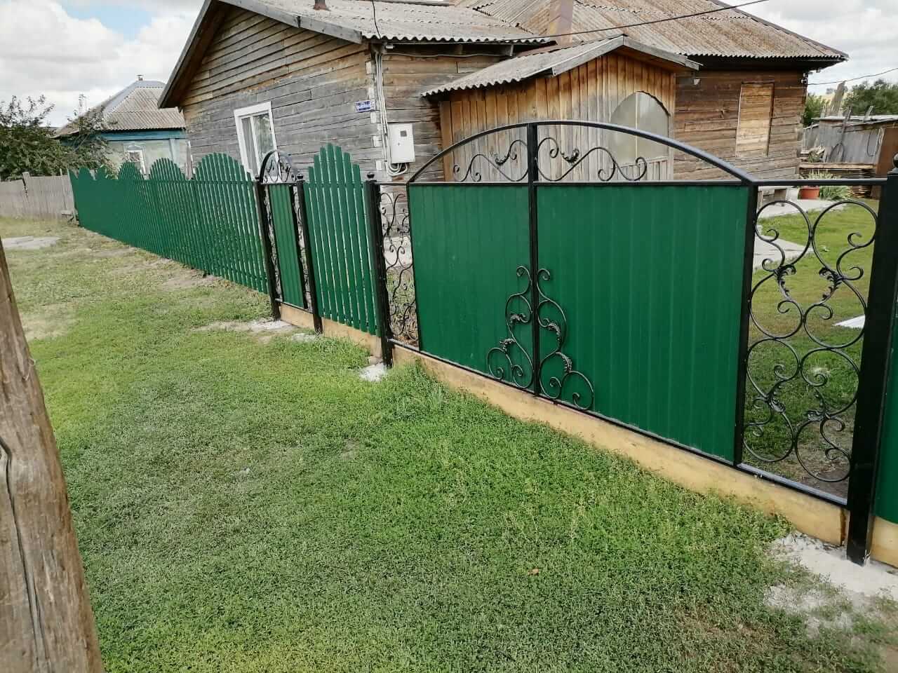 забор из штакетника Зеленый Мох фото5 в Шымкенте