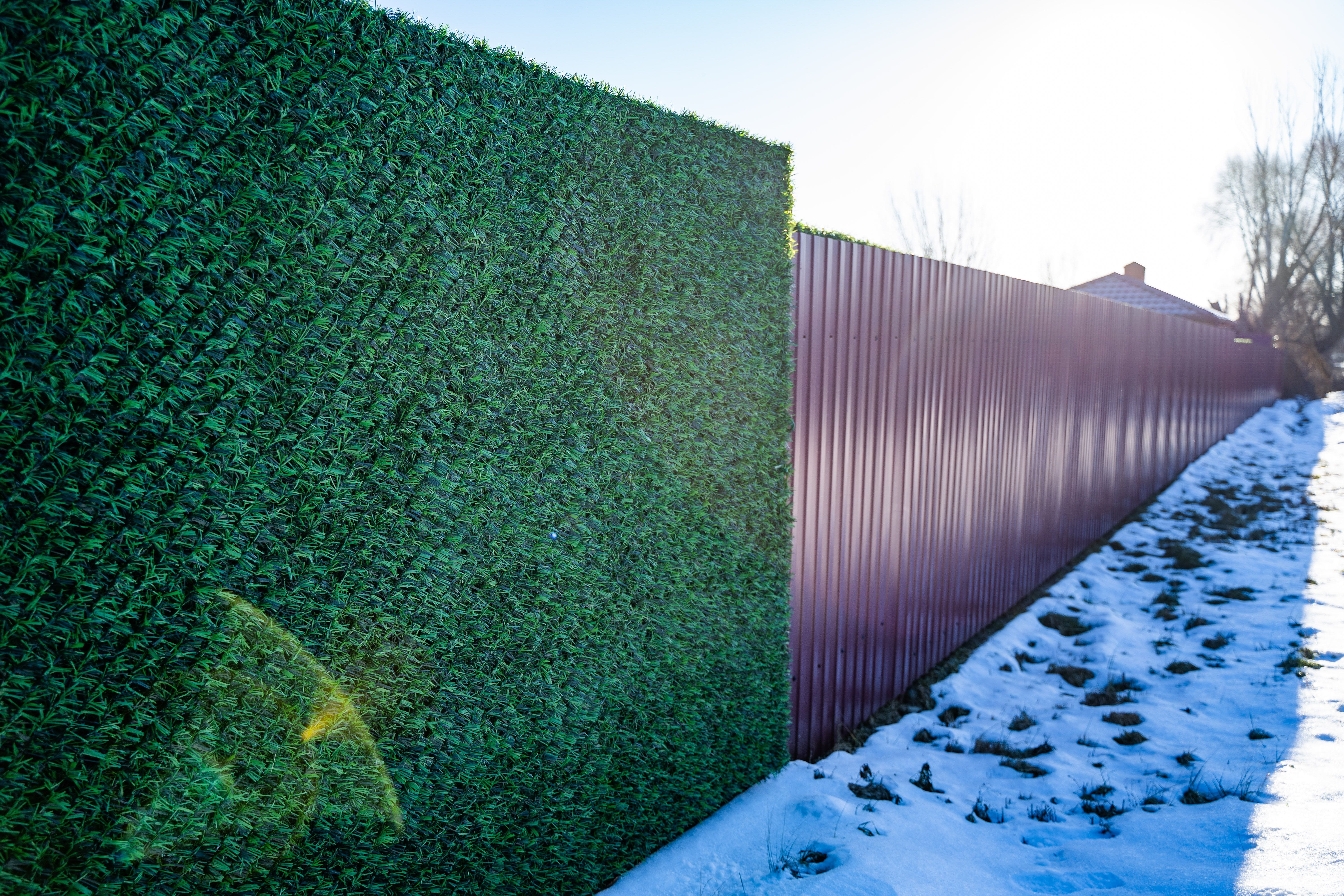 Вечнозеленый забор Grass Fence рулон 2м фото 11 в Шымкенте