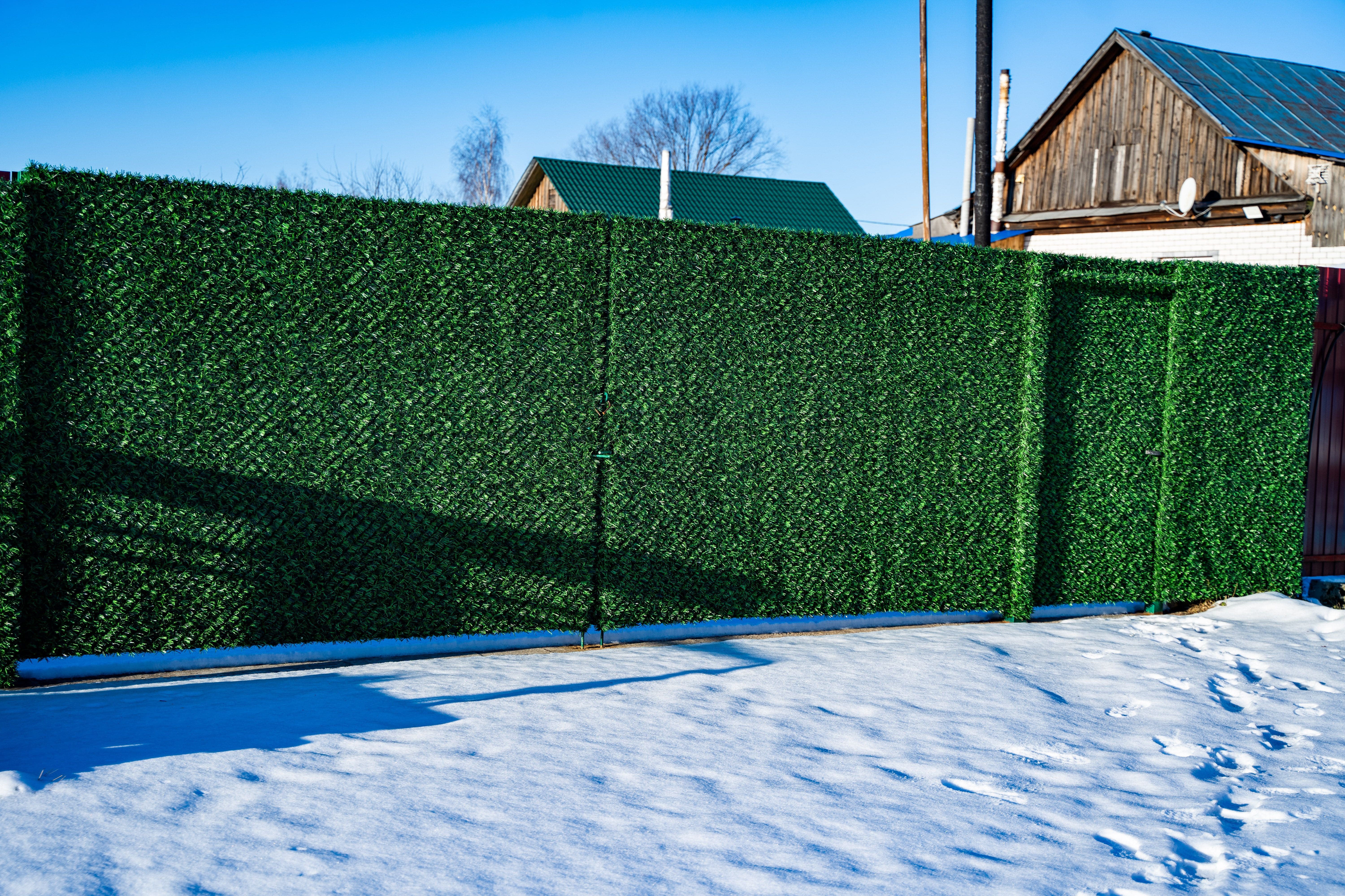 Вечнозеленый забор Grass Fence рулон 2м фото 4 в Шымкенте