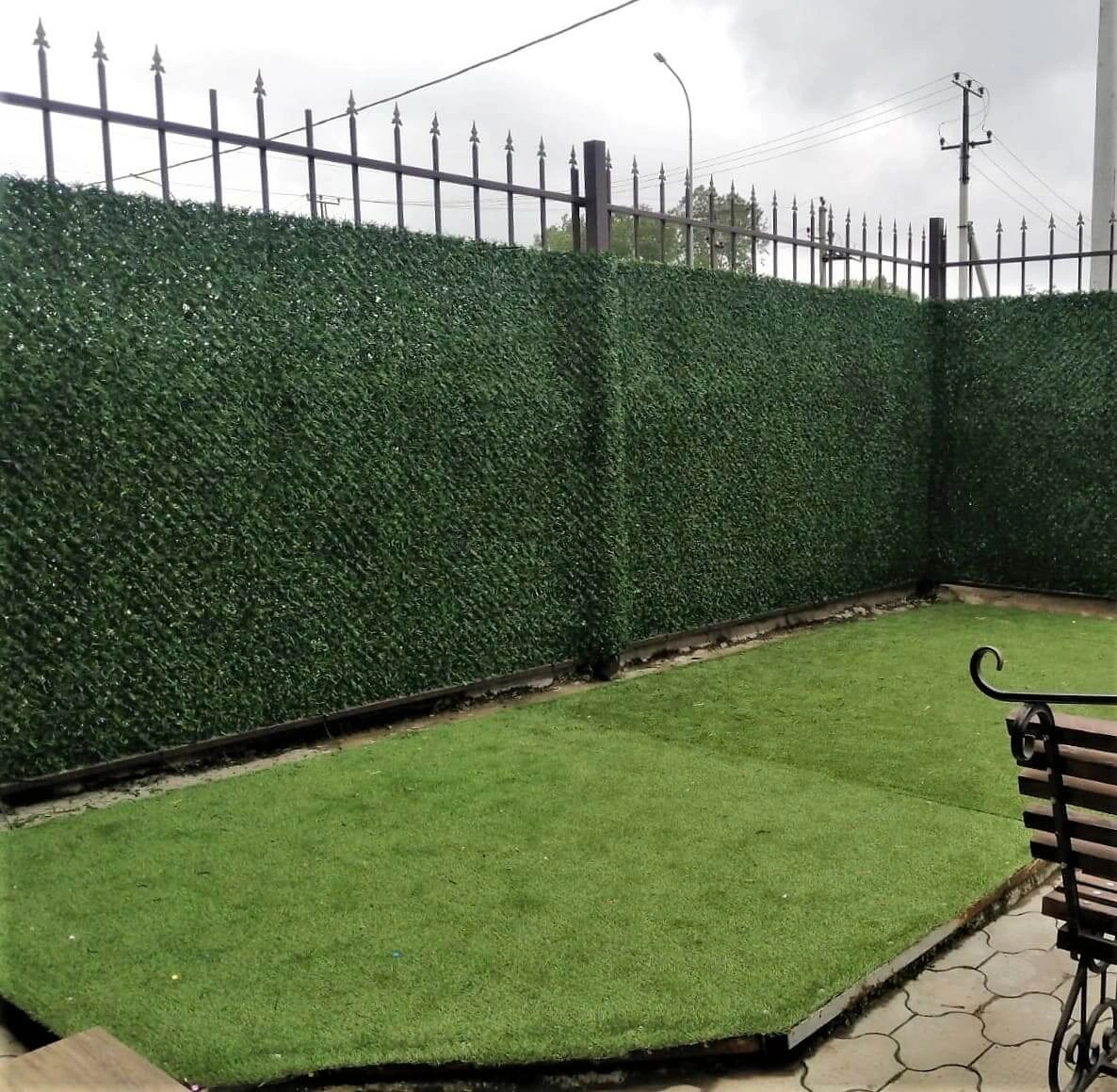 Вечнозеленый забор Grass Fence 33м фото 4 в Шымкенте